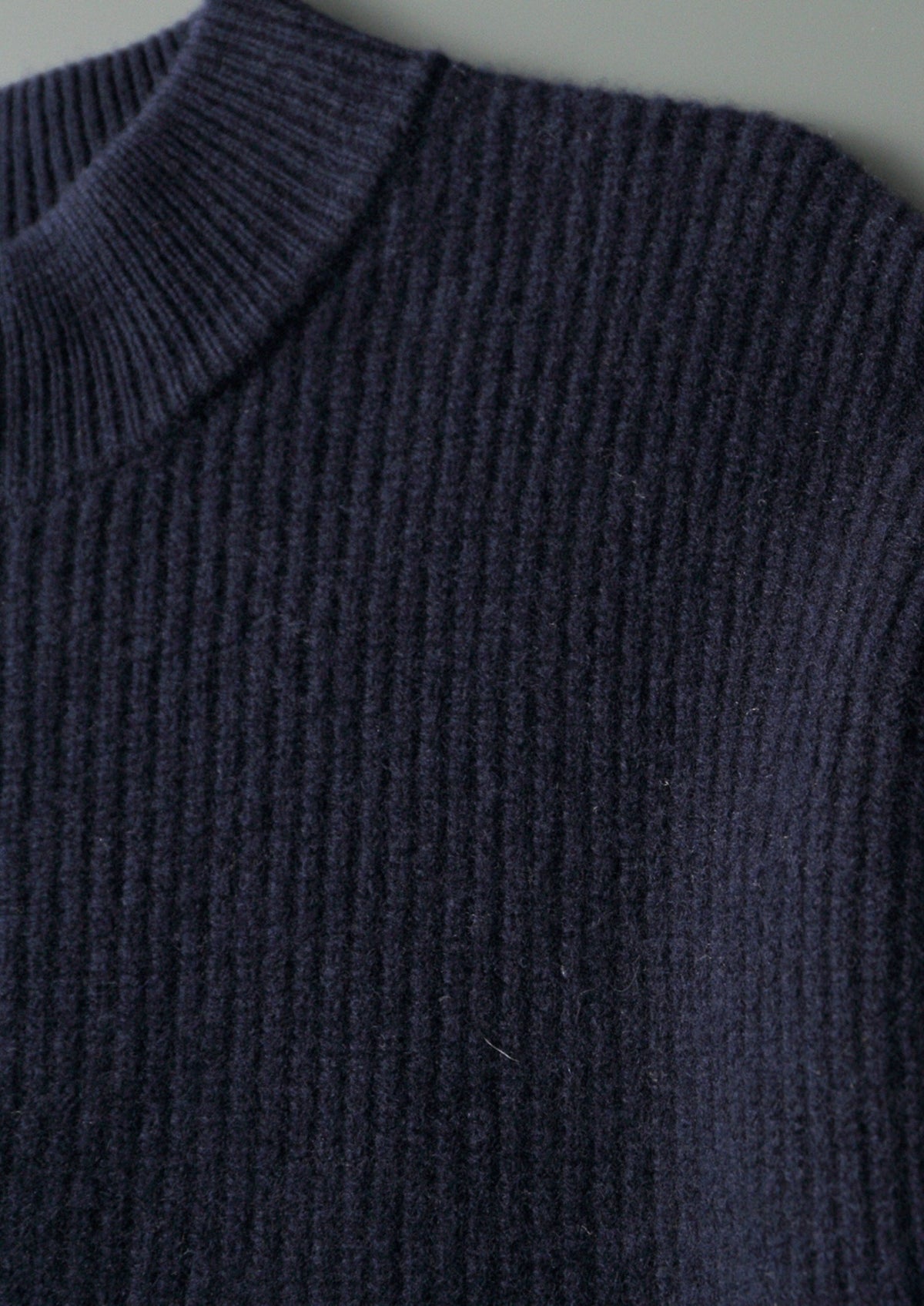 Pure Extra-Fine Merino Wool Striped Half-Zip Sweater
