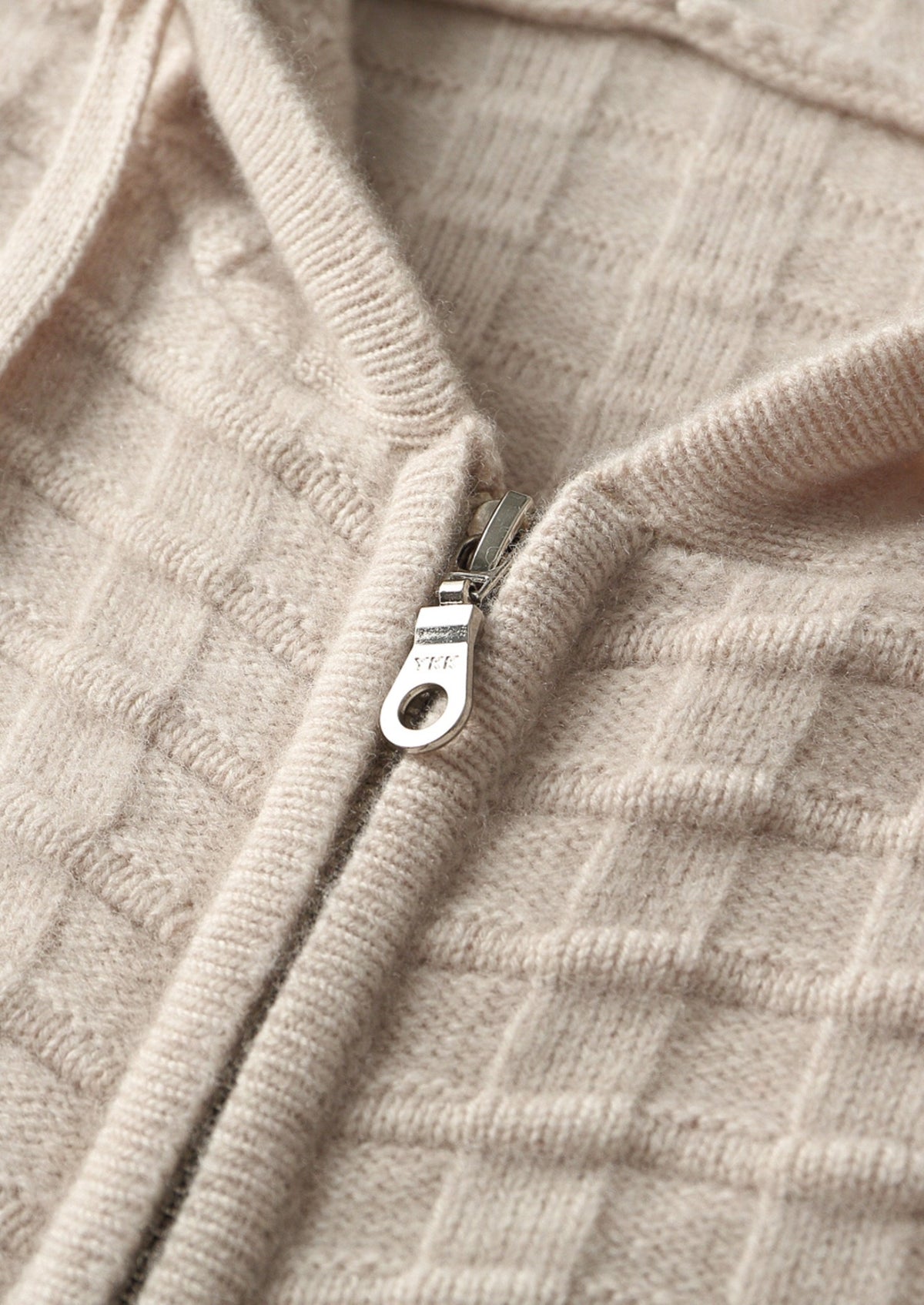 Pure Extra-Fine Merino Wool Textured Hoodie
