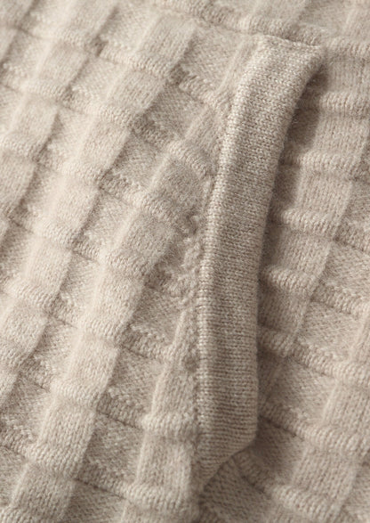 Pure Extra-Fine Merino Wool Textured Hoodie