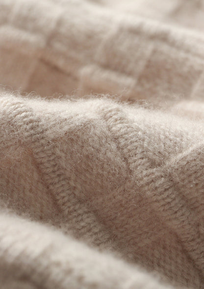Pure Extra-Fine Merino Wool Textured Hoodie