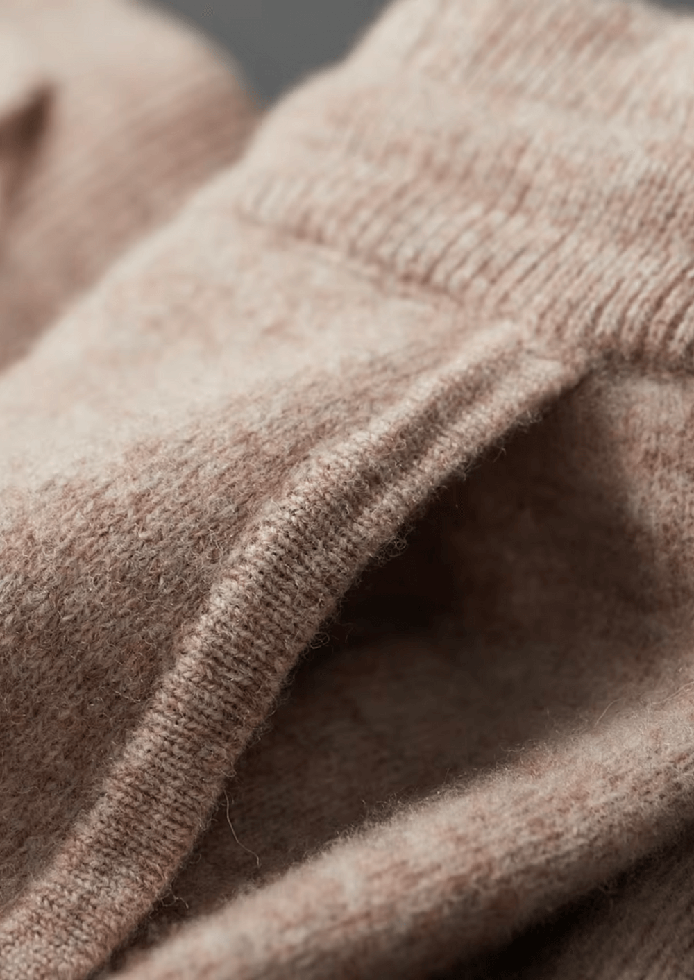 Close-up of brown textured fabric