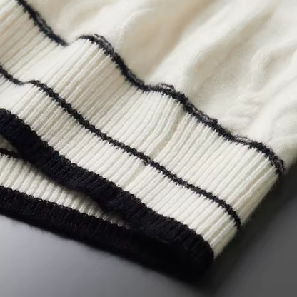 COZY MERINO WOOL JACQUARD CREWNECK