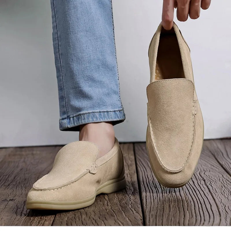 LORMIER Premium Suede Loafers