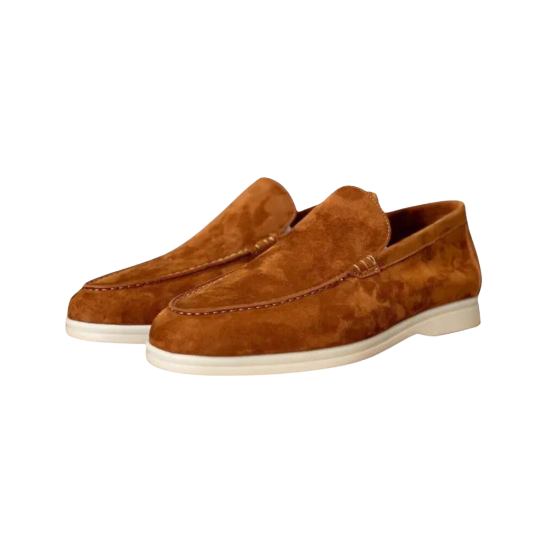 LORMIER Suede Loafers