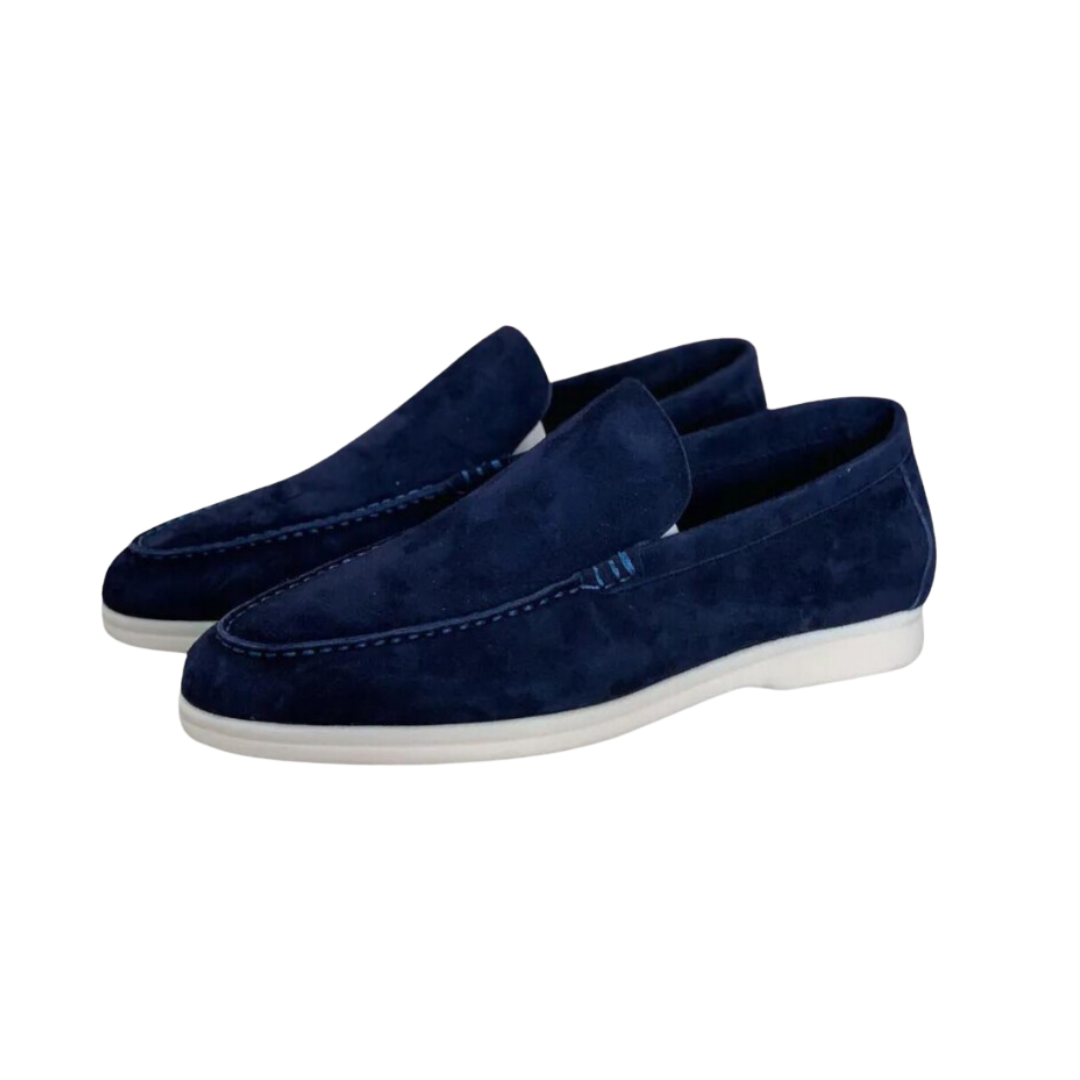 LORMIER Suede Loafers