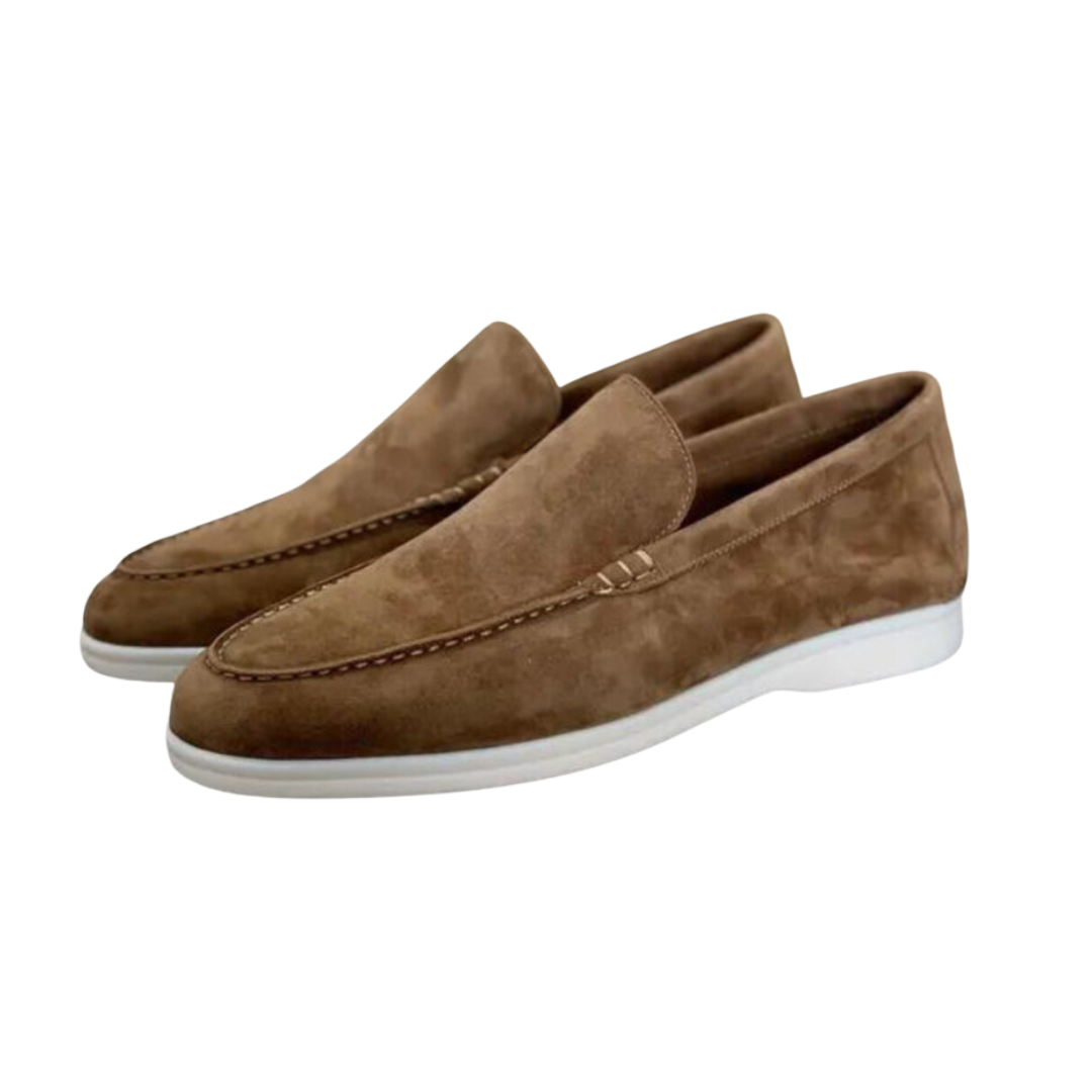 LORMIER Suede Loafers