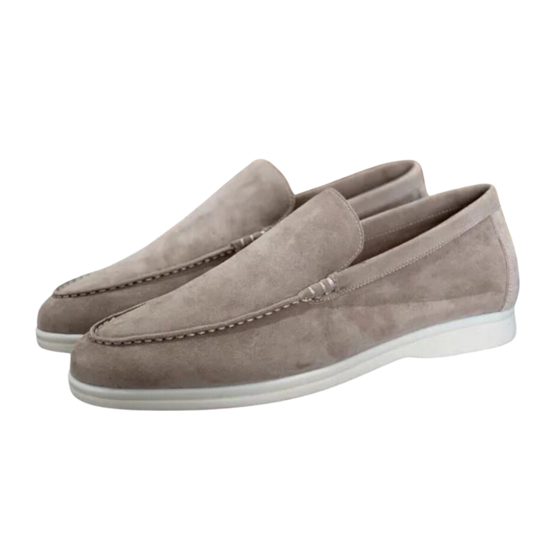 LORMIER Suede Loafers