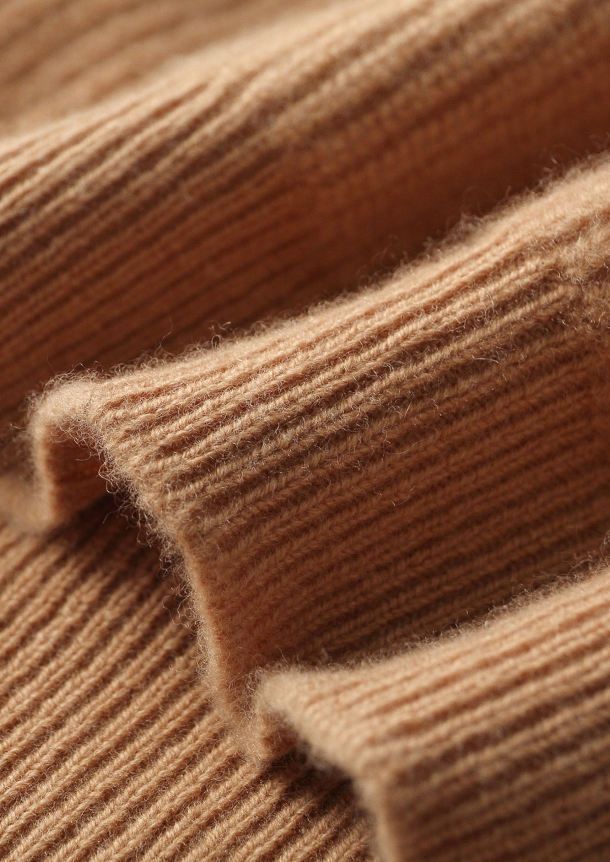 Pure Extra-Fine Merino Wool Ribbed Crewneck Sweater