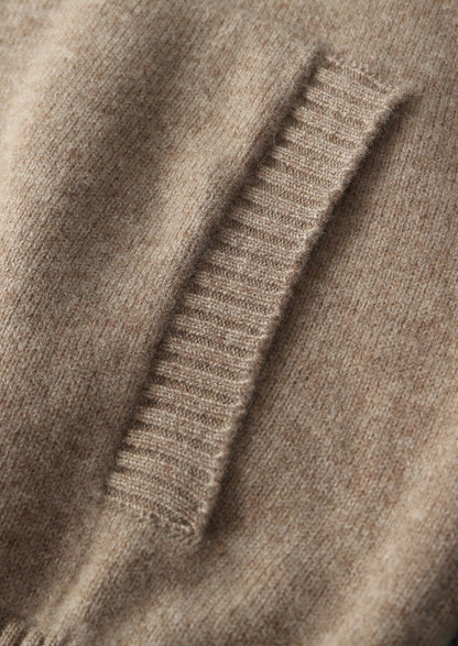 Pure Extra-Fine Merino Wool Dual Zip Cardigan