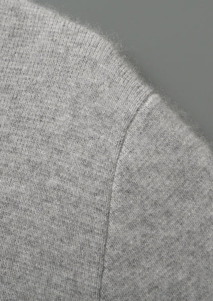 Pure Extra-Fine Merino Wool Contrast Zip Cardigan
