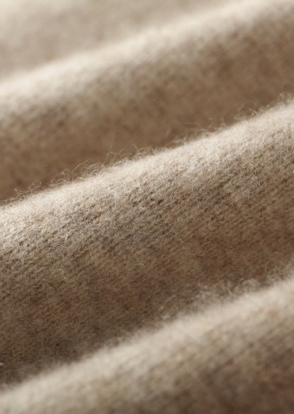 Pure Extra-Fine Merino Wool Contrast Zip Cardigan