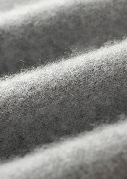 Pure Extra-Fine Merino Wool Striped Leisure Trousers