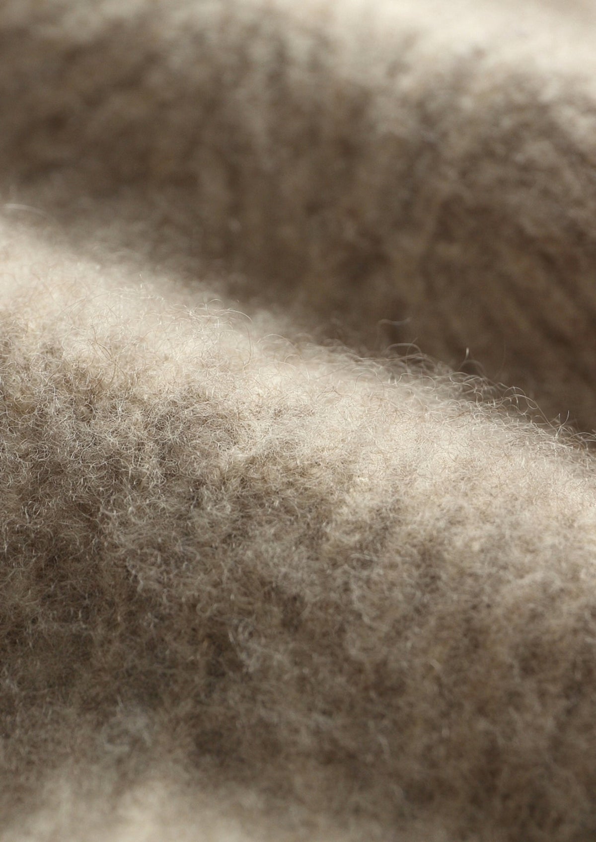 Pure Extra-Fine Merino Wool Herringbone Quarter Zip Sweater