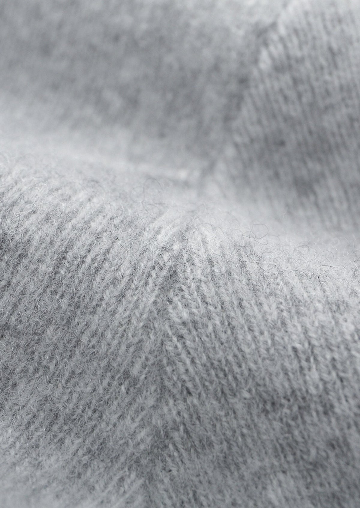 Pure Extra-Fine Merino Wool Two-Tone Funnel Neck Cardigan
