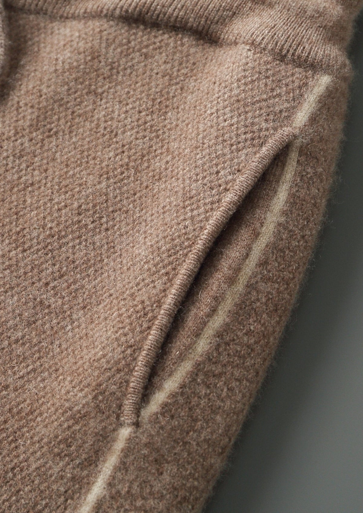 Pure Extra-Fine Merino Wool Jaquard Knit Trousers