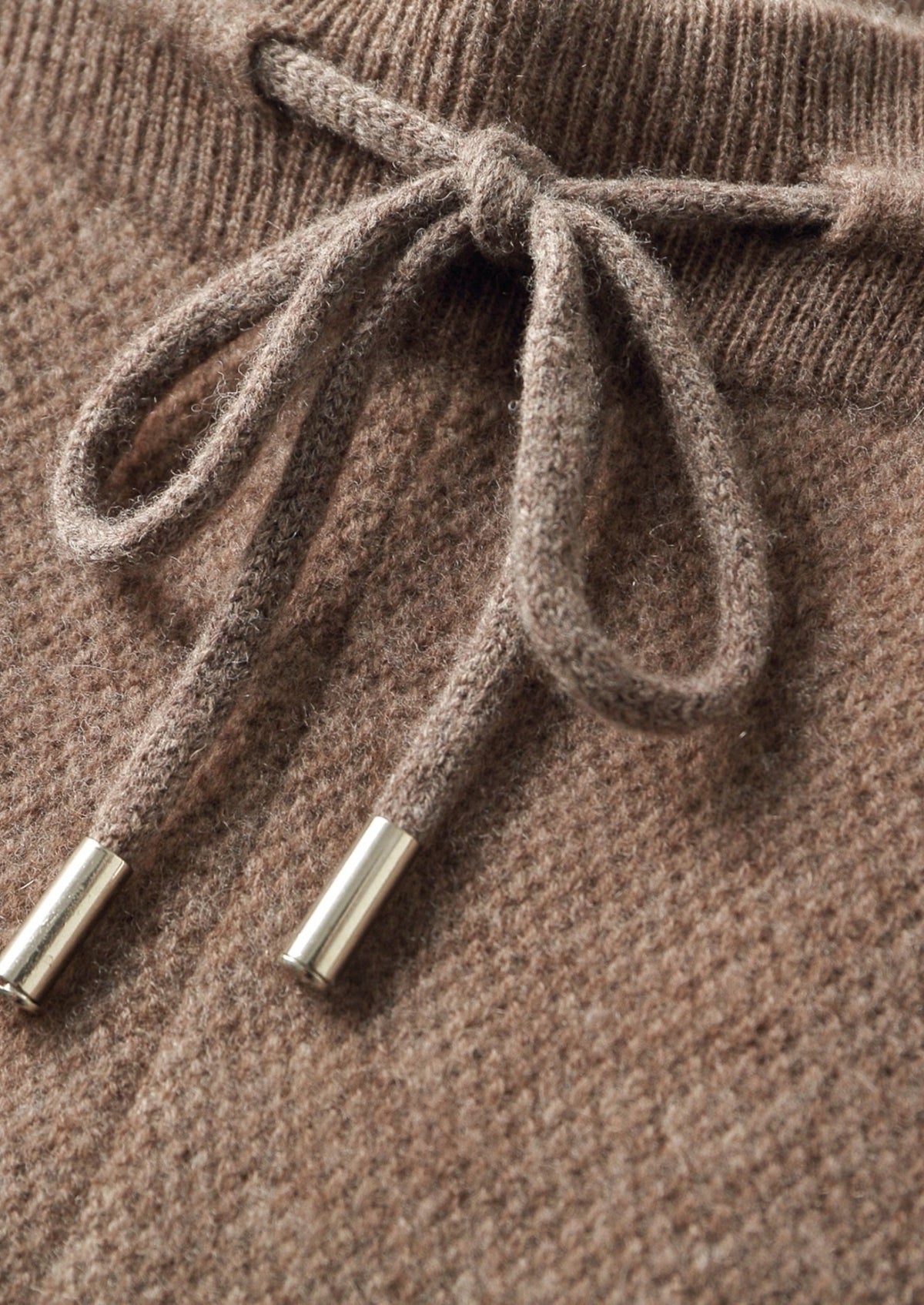 Pure Extra-Fine Merino Wool Jaquard Knit Trousers