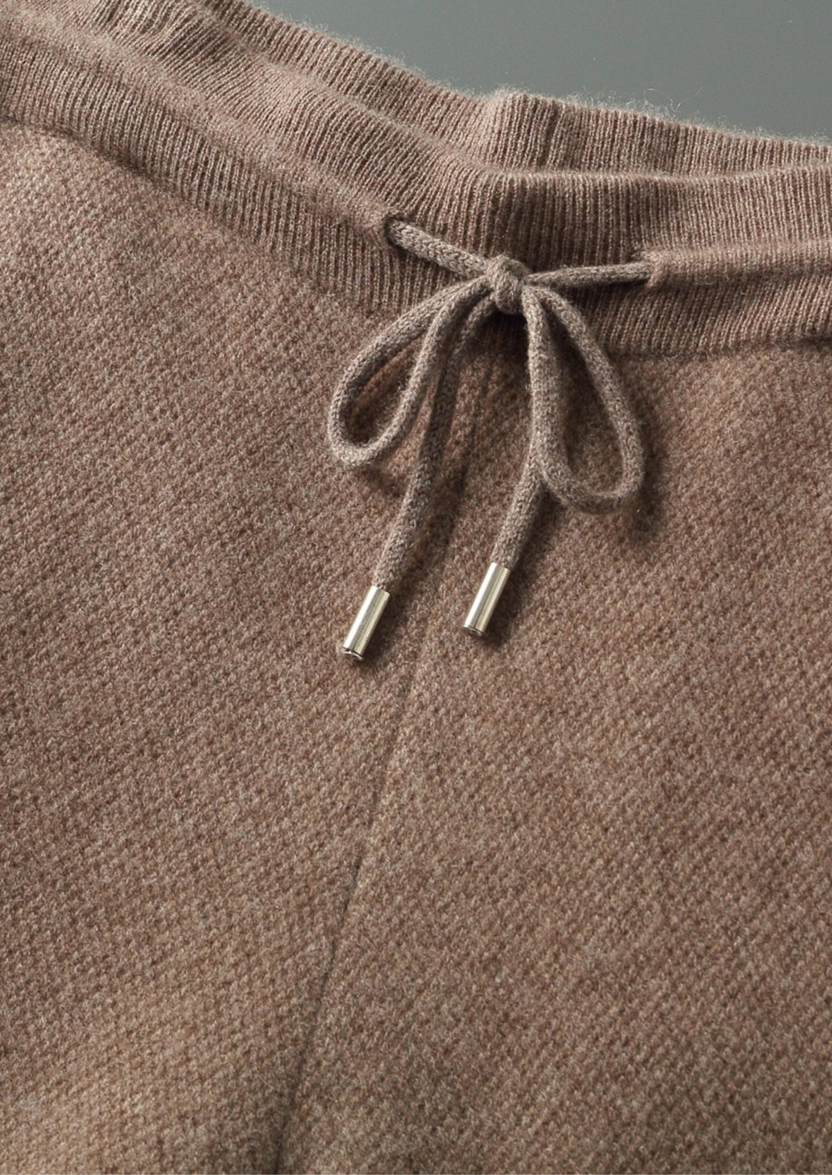 Pure Extra-Fine Merino Wool Jaquard Knit Trousers