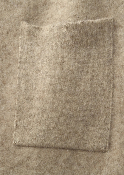 Pure Extra-Fine Merino Wool Contrast Leisure Trousers
