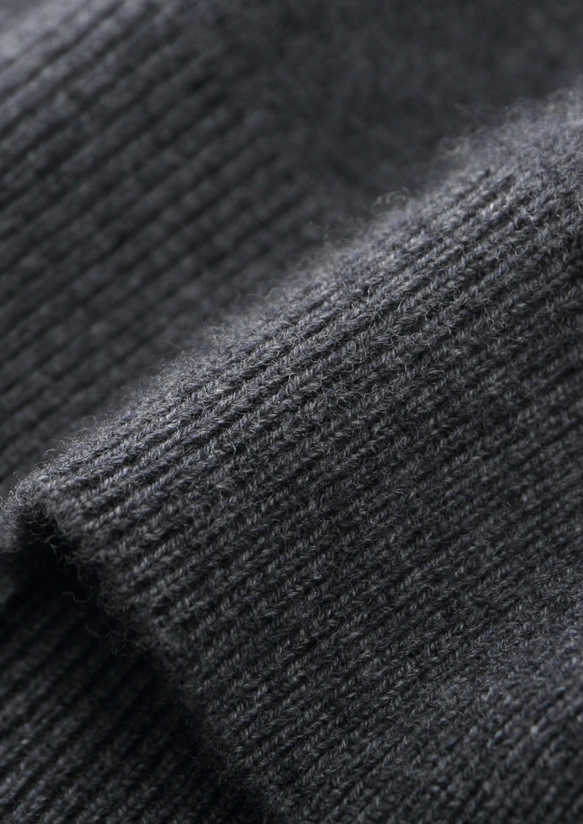 Pure Extra-Fine Merino Wool Contrast Zipper Hoodie