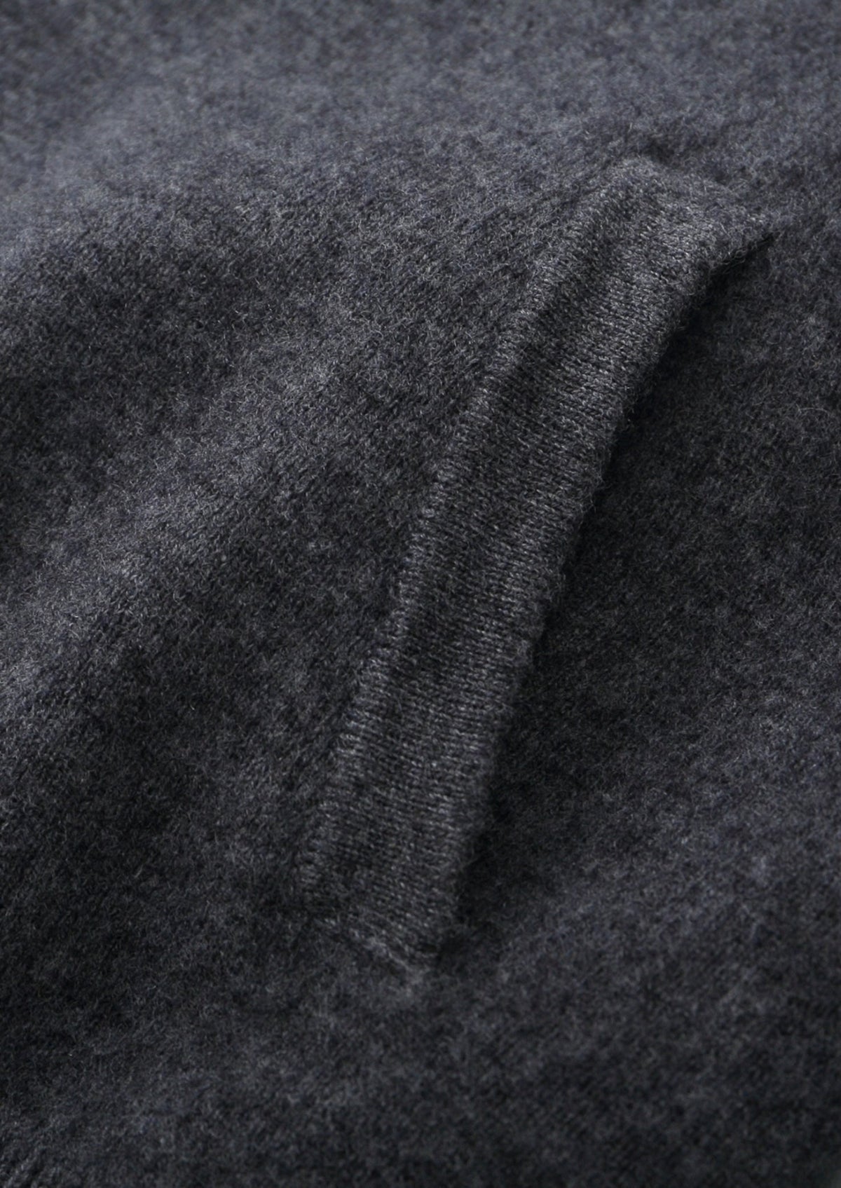 Pure Extra-Fine Merino Wool Contrast Zipper Hoodie