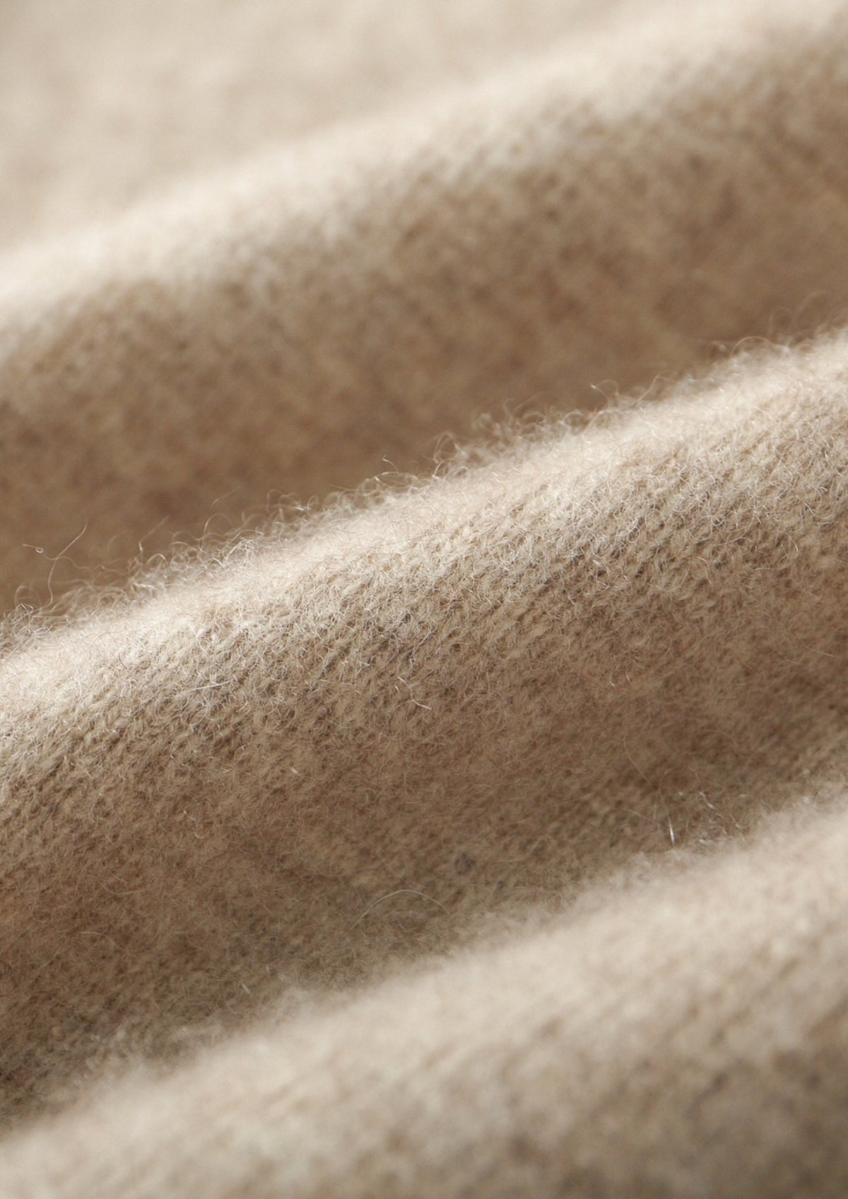 Pure Extra-Fine Merino Wool Contrast Zipper Hoodie