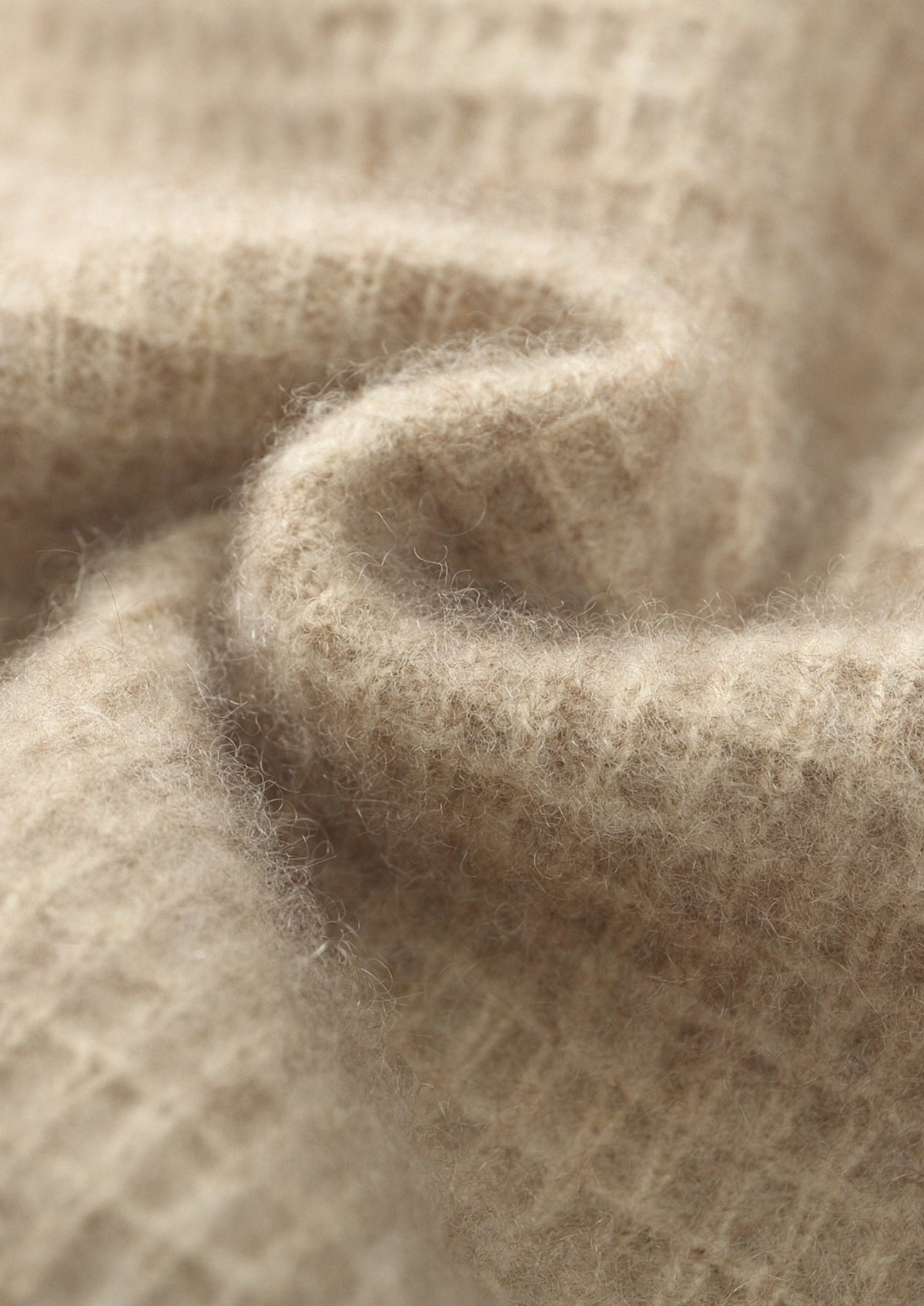 Pure Extra-Fine Merino Wool Textured Zip Polo Cardigan