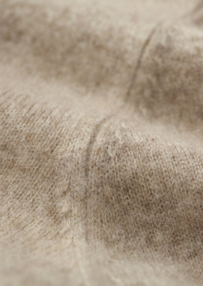 Premium Cashmere Half-Zip Hoodie