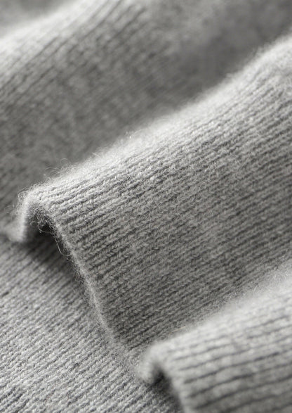 Premium Cashmere Buttonless Contrast Polo