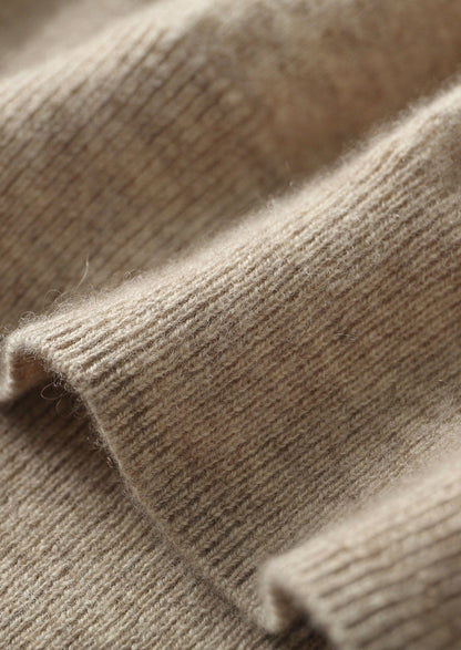 Premium Cashmere Half-Zip Hoodie