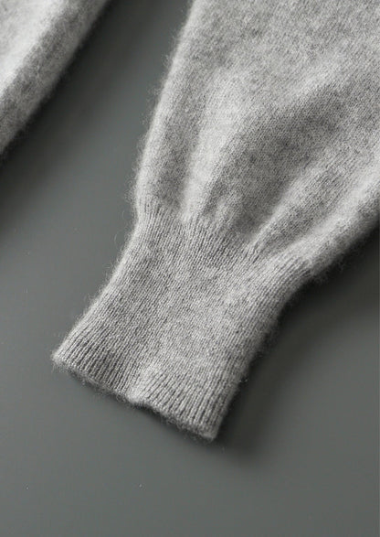 Premium Cashmere Buttonless Contrast Polo