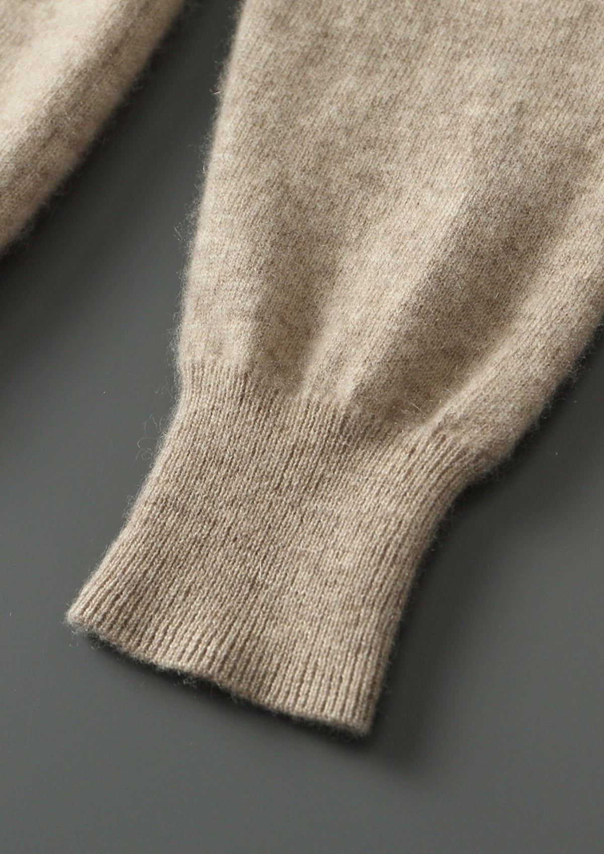 Premium Cashmere Half-Zip Hoodie