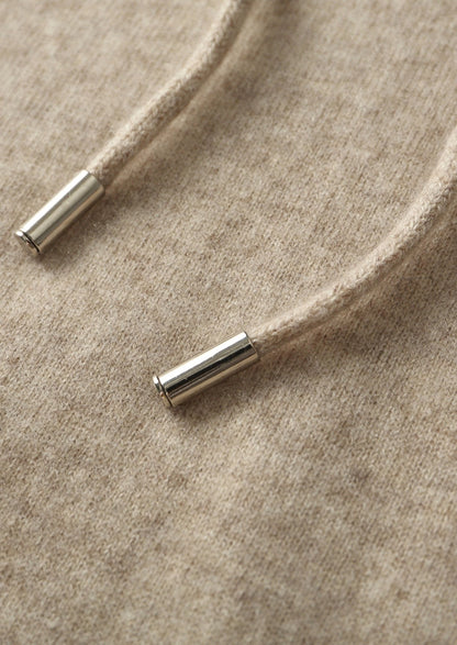 Premium Cashmere Half-Zip Hoodie