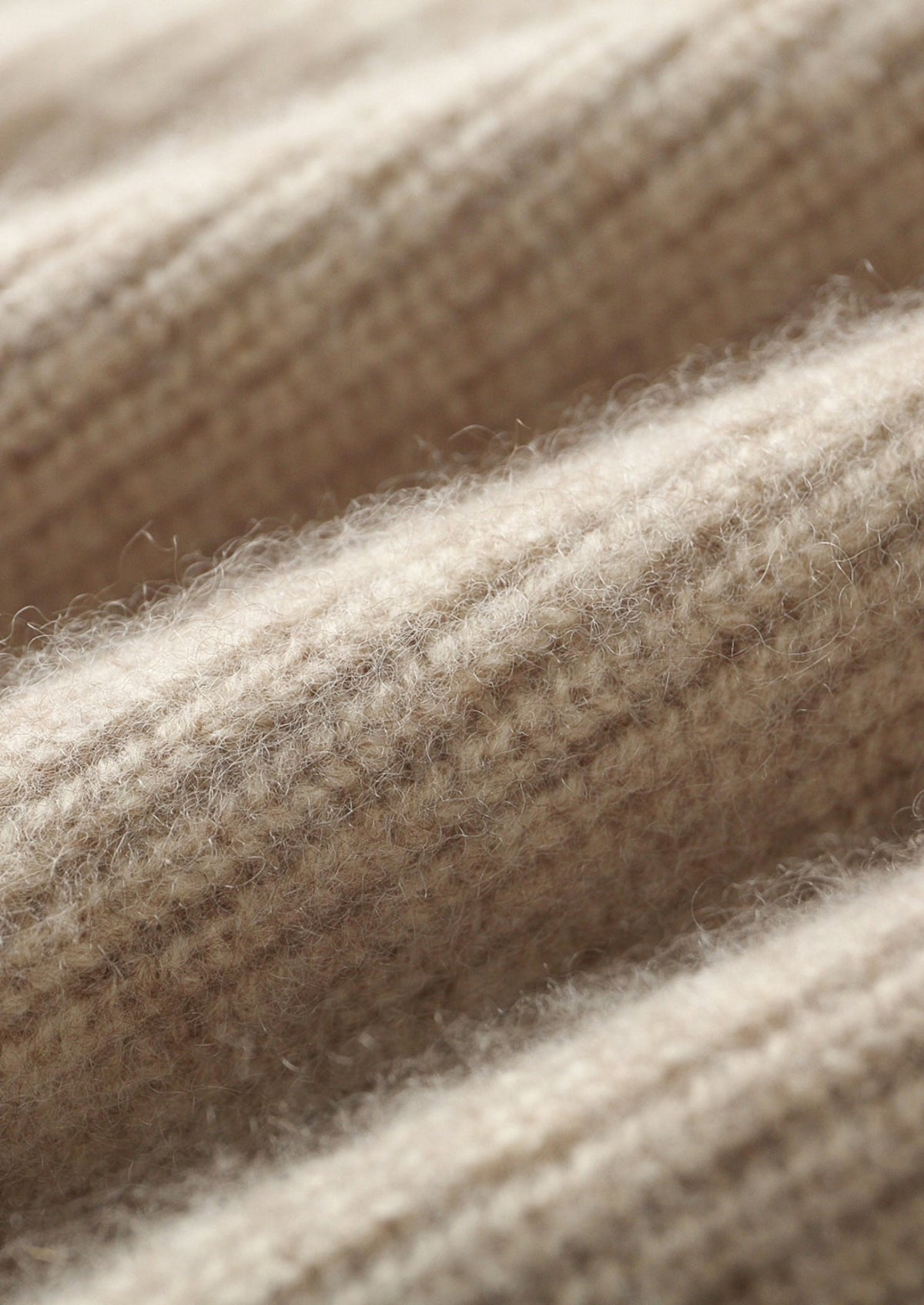 Premium Cashmere Ribbed Button-Up Hoodie