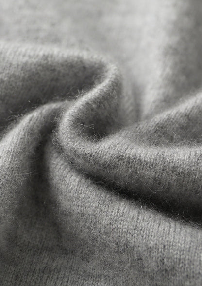 Premium Cashmere Buttonless Contrast Polo
