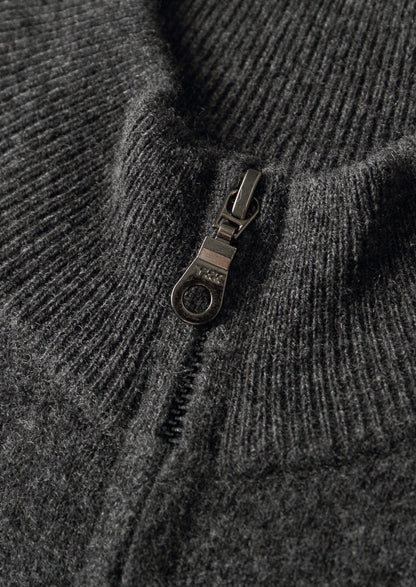 Pure Extra-Fine Merino Wool Zipper Vest