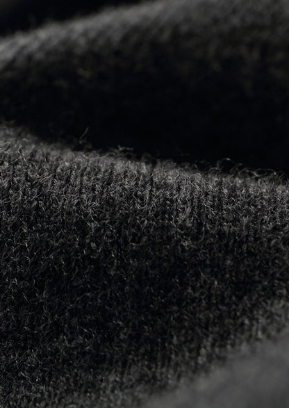 Pure Extra-Fine Merino Wool Funnel Neck Cardigan
