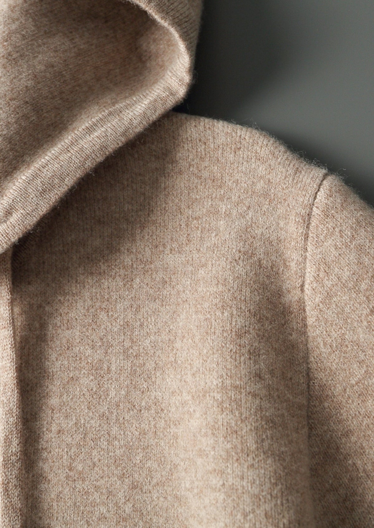 Pure Extra-Fine Merino Wool Zipper Hoodie