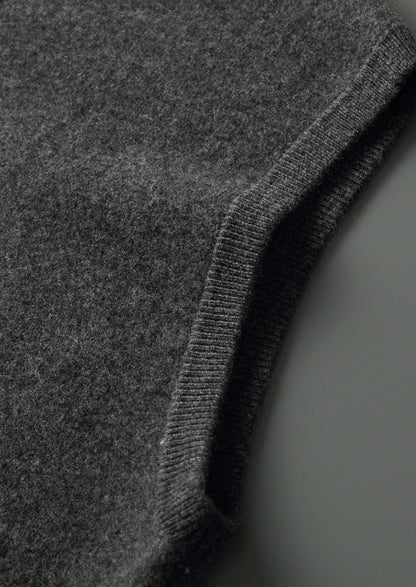 Pure Extra-Fine Merino Wool Zipper Vest