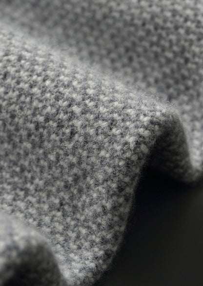 Pure Extra-Fine Merino Wool Jaquard Trousers
