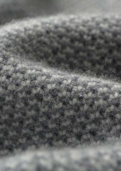 Pure Extra-Fine Merino Wool Jaquard Trousers