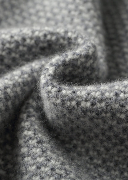 Pure Extra-Fine Merino Wool Jaquard Trousers