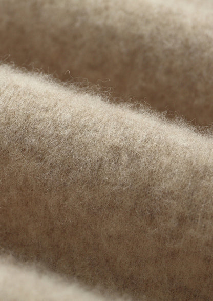Pure Extra-Fine Merino Wool Contrast Leisure Trousers