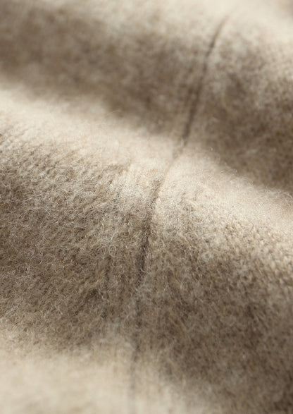 Pure Extra-Fine Merino Wool Quarter-Zip Hoodie