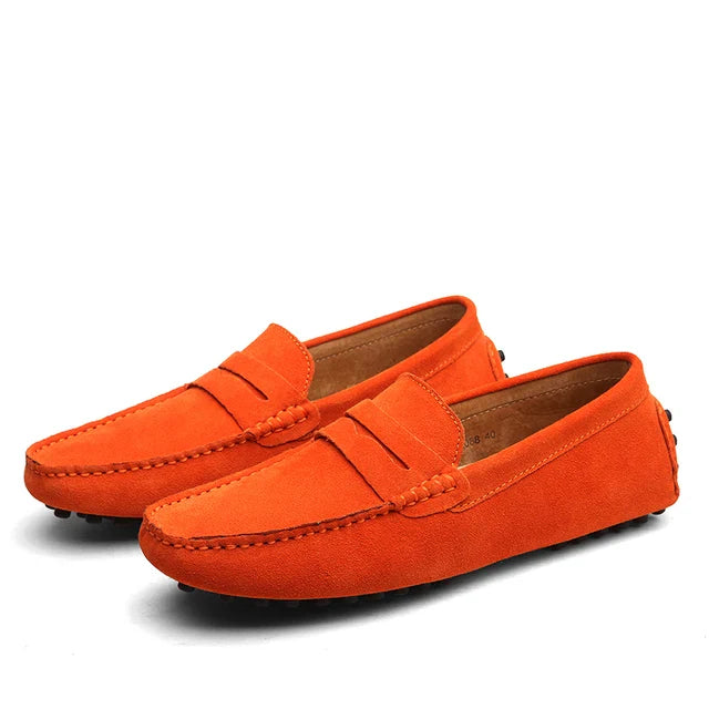 LORMIER Suede Marina Loafers