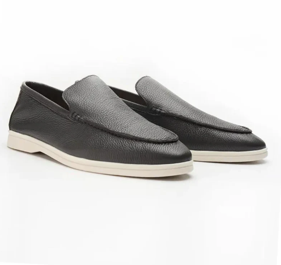 LORMIER Cowhide Leather Loafers