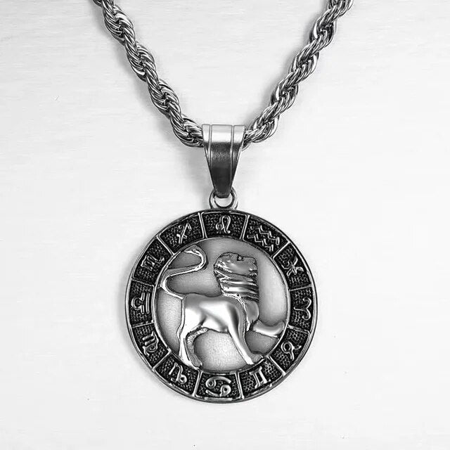 Zodiac Sign Necklace - Silver