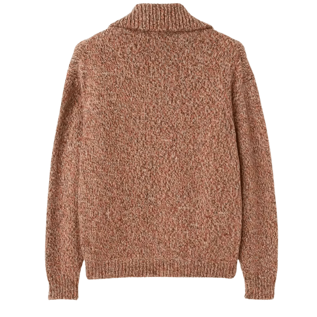 ALPACA WOOL ZIPPER BOMBER - LORMIER - 