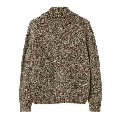 ALPACA WOOL ZIPPER BOMBER - LORMIER - 