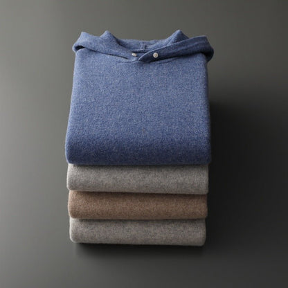 ARDEN - MERINO WOOL HOODIE - LORMIER - 