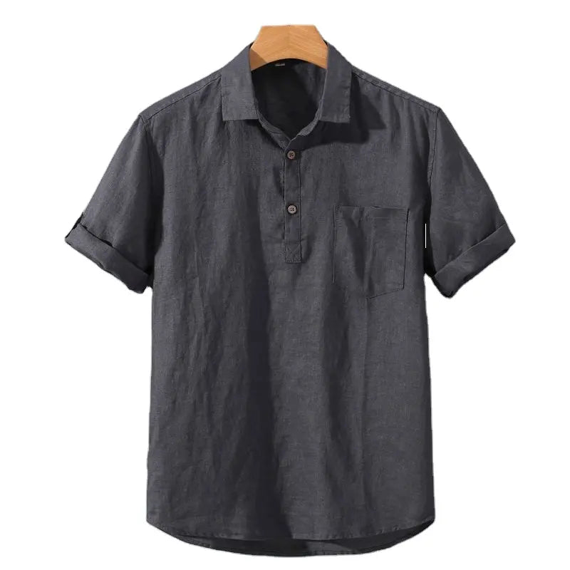 ATHENS - LINEN POLO - LORMIER - 